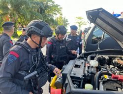 Pimpin Apel Kesiapsiagaan Dansat Brimob Polda Kaltim Tekankan Netralitas Personil Hadapi Pemilu