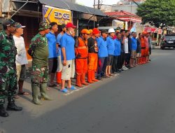 Ciptakan Lingkungan Bersih, Koramil Matraman Bersama Warga dan PPSU Karya Bhakti Bersihkan Tumpukan Sampah