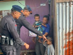 Jumat Berkah, Upaya Brimob Batalyon A Pelopor Turunkan Angka Stunting di Balikpapan