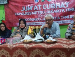 Jumat curhat Kapolsek Jatinegara dengan Warga Cipinang Besar Utara ingatkan sinergi masyarakat dengan aparat keamanan