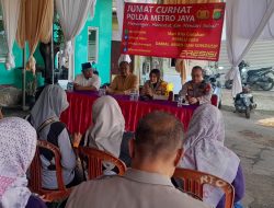 Jumat curhat, Kapolsek berpesan jaga anak dari pergaulan bebas dan jauhi tawuran