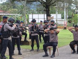 Siap Hadapi Kejahatan Dilapangan Brimob Kalbar Latihan Urban Warfare