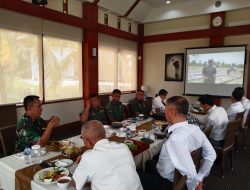 Danrem 051/Wkt.Brigjen TNI Riyanto, S.I.P., Coffee Morning dengan Direksi PT. Jababeka.Tbk Untuk Koordinasi Pemanfaatan Lahan Kosong