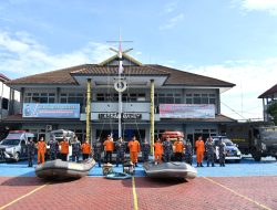 Lanal Banjarmasindan BPBD Kota Banjarmasin Gelar Apel Kesiapsiagaan Penanggulangan Batingsor
