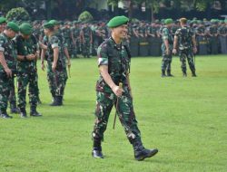 Komandan Kodim 0501/JP Menghadiri Apel Kesiapsiagaan Terpusat Pengamanan Pemilu 2024