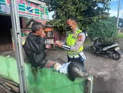 Tindakan cepat dari Bripka Indias dalam memberikan pertolongan pada korban kecelakaan