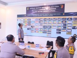 Kapolres Metro Jakarta Utara dan PJU Kunjungan di Kantor Bawaslu Jakarta Utara