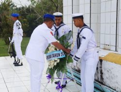 Sambut Hari Dharma Samudera, Lanal Dumai Laksanakan Ziarah Rombongan di TMP Kota Dumai