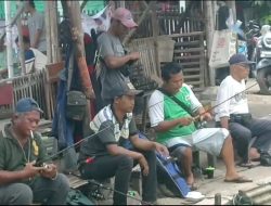 Caleg Partai Gerindra Untuk DPRD DKI Jakarta Hansto Ruben Gusti Oscar,SHGelar Mancing Bersama Warga