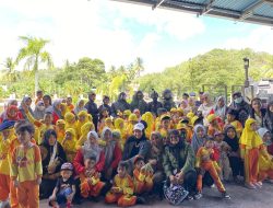 Brimob Kalteng Sahabat Anak, Sambut Kedatangan TK Islam Terpadu AL Ghazali Di Makosat