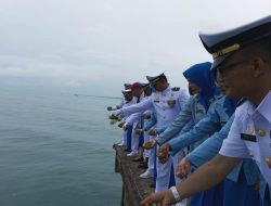 Danlanal Dabo Singkep Pimpin Upacara Peringatan Hari Dharma Samudera Tahun 2024