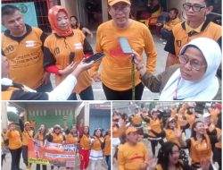 Dr.H.Chairul Umaiya, MM, Ak Caleg DPR RI No Urut 1 Dari Partai Hanura Dapil DKI 1Jakarta Timur Senam Sehat Bersama Warga Kecamatan Makasar Jaktim