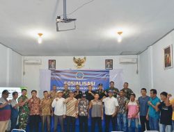 Lanal Simeulue Berikan Sosialisasi Tentang Kelengkapan Dokumen Kapal dan Penegakan Hukum di Laut Kepada Nelayan di Wilayah Kabupaten Simeulue