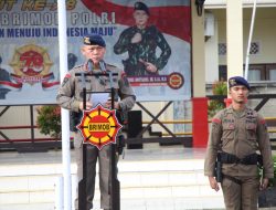 Dansat Brimob Polda Kaltara Pimpin Upacara pembukaan Latihan Peningkatan Kemampuan Wanteror