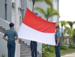 Upacara Bendera Tujuh Belasan, Palaksa Lanal Dumai Bacakan Amanat Panglima TNI