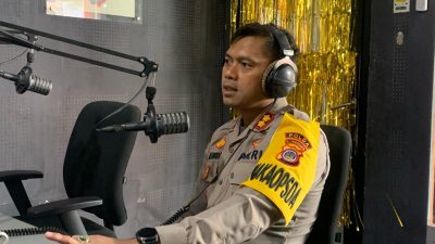 Wadirlantas Polda DIY menjadi Narasumber dalam Talkshow di Radio