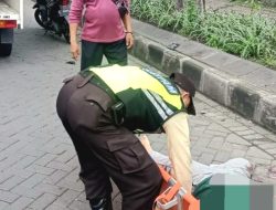 Pemotor Tewas Tertimpa Pohon Tumbang di Rungkut Industri
