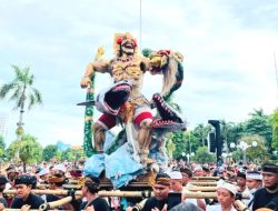 Pawai Ogoh-ogoh Kuatkan Rasa Toleransi di Surabaya