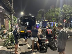 Patroli Sahur On The Road Polres Gresik, Gagalkan Aksi Balap Liar di Jalan Kartini