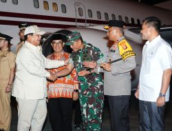 Tiba di Balikpapan, Menhan RI Disambut Pj Gubernur dan Forkopimda Kaltim
