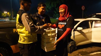 Wujud Sinergi, Polda DIY Mendapatkan Makan Sahur dari Wonder Indonesia DIY