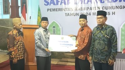 Wakil Bupati Gunungkidul Sambangi Jamaah MTA Cabang Rongkop Dalam Rangka Safari Ramadan