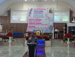 Perdana Festival Tamborin Piala Bergilir Bupati Manokwari 2024, Resmi Ditutup Bupati Hermus