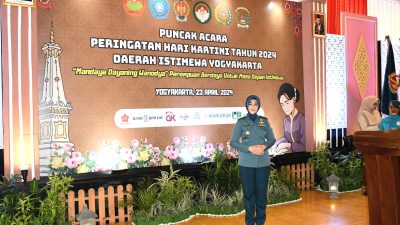 Puncak Peringatan Hari Kartini 2024, Danlanal Yogyakarta: Jangan Takut dan Menyerah untuk Sebuah Mimpi