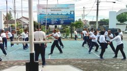 Tingkatkan Kemampuan Fisik, Lanal Yogyakarta Gelar Latihan Bela Diri Taktis