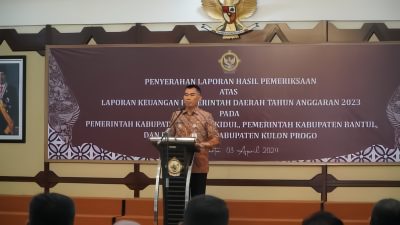 Pemerintah Kabupaten Gunungkidul Mendapatkan Opini WTP yang Ke-9 Kalinya