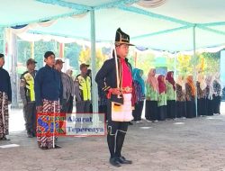 Bripka Dwi Evrianto Nugroho Jadi Prajurit Kraton Saat Hari Jadi Kalurahan Gedangrejo Ke-108