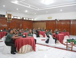 Korem 072/Pamungkas Gelar Sosialisasi Sisrendal Binter Guna Perkuat Pertahanan Wilayah Aspek Darat