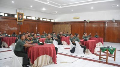 Korem 072/Pamungkas Gelar Sosialisasi Sisrendal Binter Guna Perkuat Pertahanan Wilayah Aspek Darat