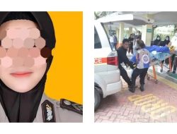 Polwan Bakar Suaminya di Mojokerto Ditetapkan Tersangka