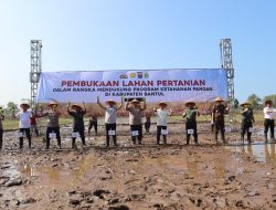Dukung Program Ketahanan Pangan, Polda DIY Buka Lahan Pertanian Baru