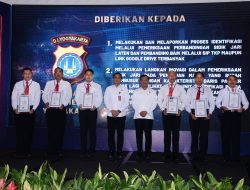 Sie Ident Ditreskrimum Polda DIY Dapat Penghargaan dari Kabareskrim Polri