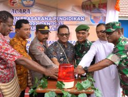 Prioritas Pelayanan Pendidikan Pj. Bupati Mappi Resmikan dan Serahkan Sejumlah Sarpras Pendidikan