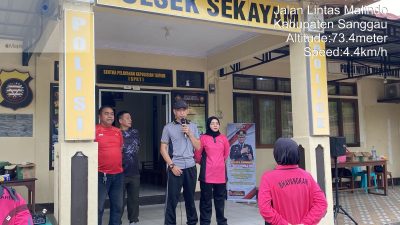Jaga Stamina dan Kebugaran, Polsek Sekayam Gelar Senam Bersama