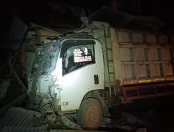 Dump Truk Terlibat Kecelakaan Dengan Sepeda Motor, Dua Warga Meninggal Dunia