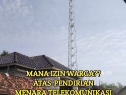 Izin Warga Menara Telekomunikasi di Desa Mojoagung, Mana??