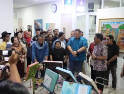Gandeng Para Seniman, Polres Bantul Gelar Pameran Seni Rupa