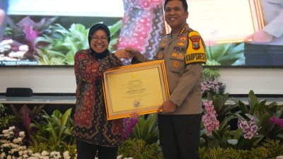 Serius Tangani Kasus Kekerasan Perempuan dan Anak, Polresta Sidoarjo Raih Penghargaan dari Menteri Sosial