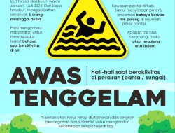 Polisi Mengimbau Masyarakat Agar Waspada Bahaya Saat Beraktivitas di Air