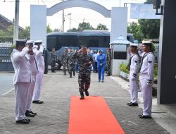 Komandan Lantamal V Surabaya Kunjungi Mako Lanal Yogyakarta