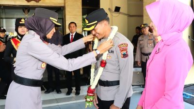 Polres Gunungkidul Gelar Upacara Sambut dan Pisah Kapolres