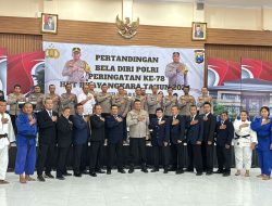 Polresta Sidoarjo Gelar Lomba Bela Diri