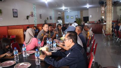 Jalin Kemitraan, Kapolres Merauke bersama Pju Silahturahmi dengan Insan Pers