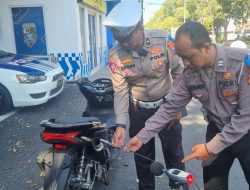 Satlantas Polres Gresik Gunakan Sound Level Meter Cek Kebisingan
