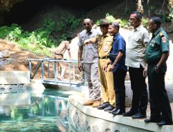Peninjauan Sungai Ngreneng dan KWT Maju Makmur Ngeposari oleh Bupati