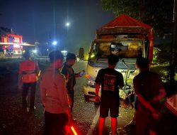 Tragis! Dua Nyawa Melayang Usai Motor Tabrak Truk di Sungai Ambawang